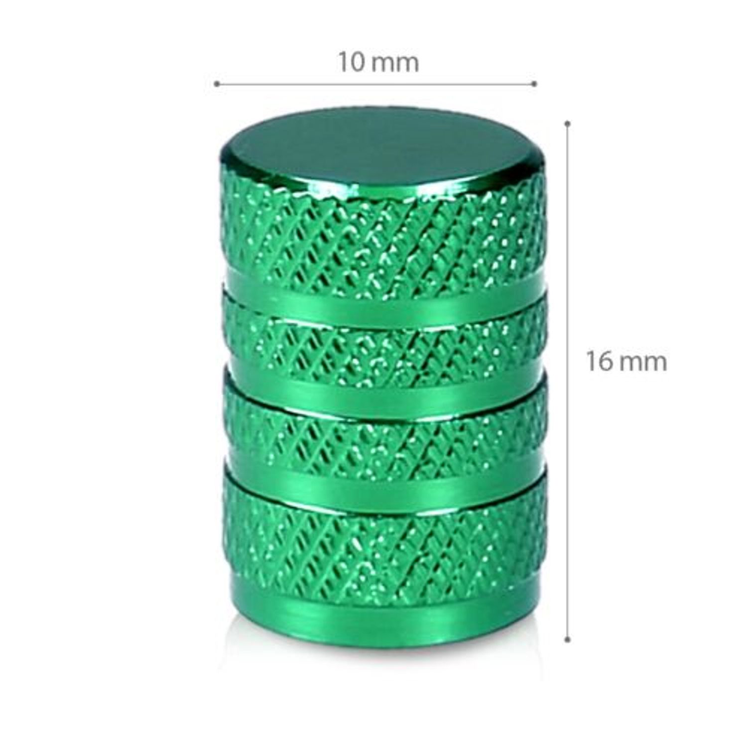 Set 5 Capace pentru valva , Kwmobile, Verde, Metal, 41665.07 fotografia produsului View 4 L