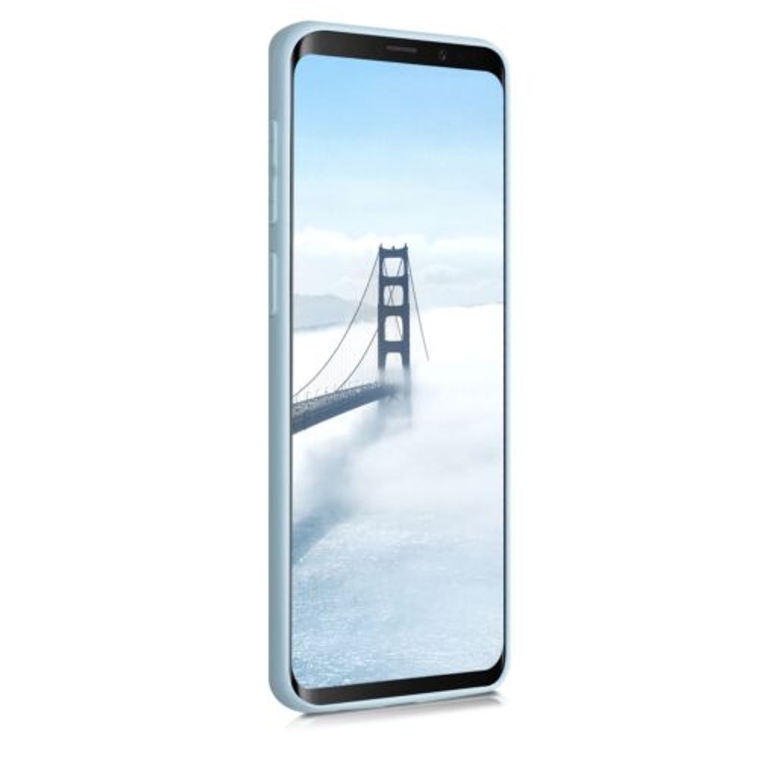 Husa pentru Samsung Galaxy S9, Silicon, Albastru, 44089.177 fotografia produsului View 3 L