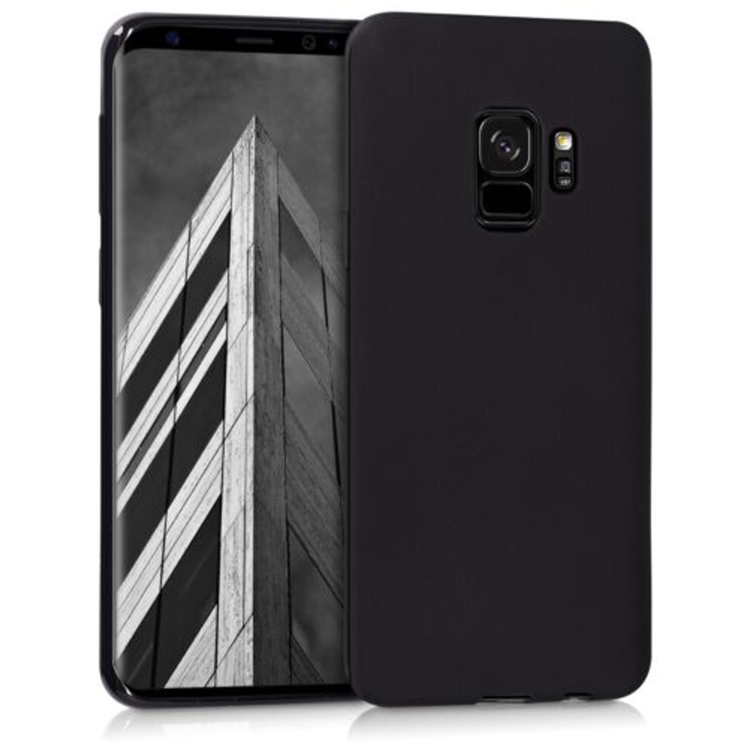 Husa pentru Samsung Galaxy S9, Silicon, Negru, 44089.47 fotografia produsului