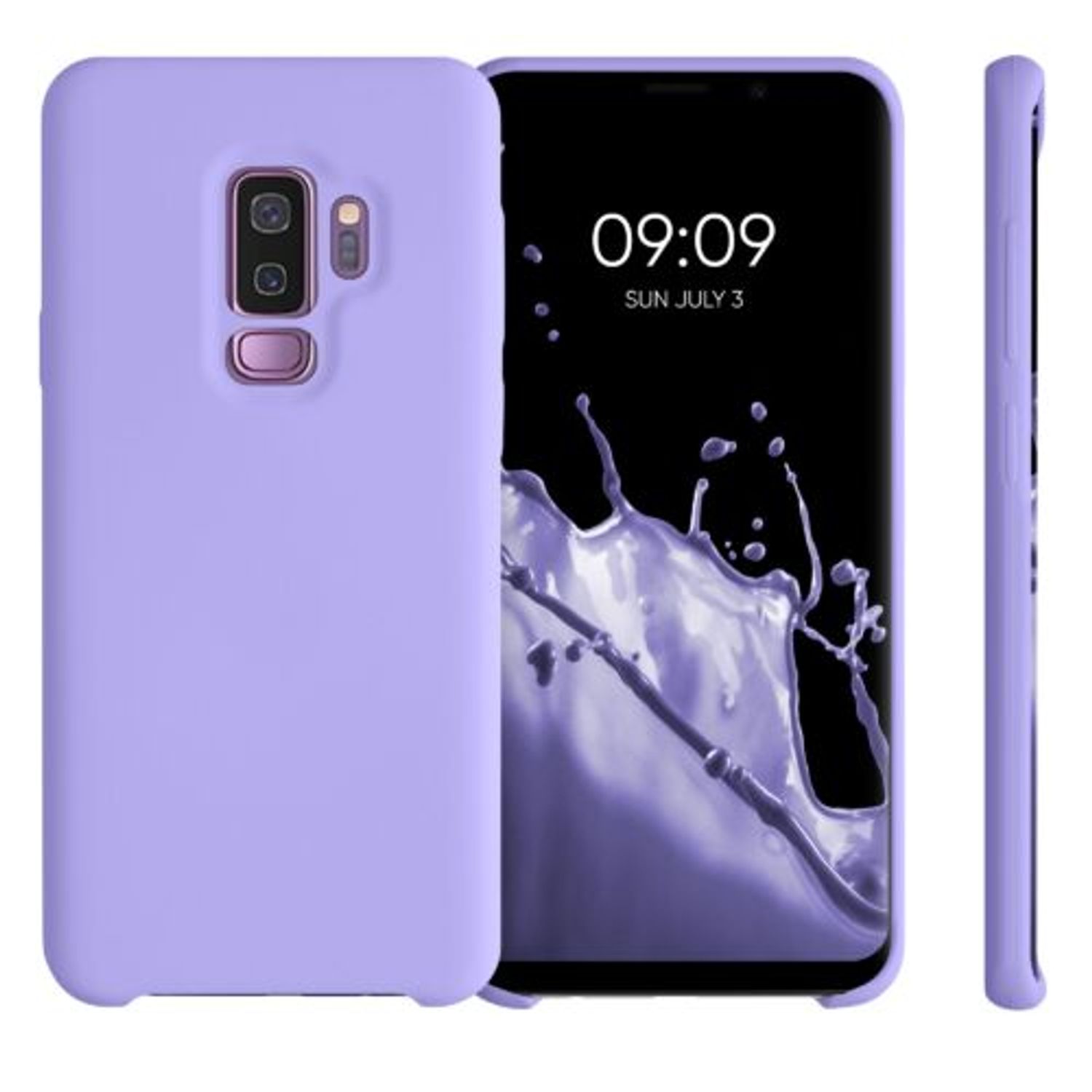 Husa pentru Samsung Galaxy S9 Plus, Silicon, Mov, 44183.108 fotografia produsului View 2 L