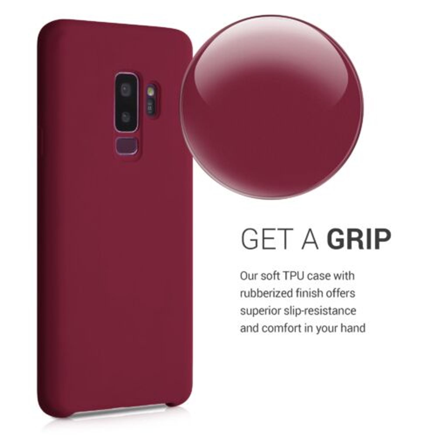 Husa pentru Samsung Galaxy S9 Plus, Silicon, Violet, 44183.209 fotografia produsului View 8 L