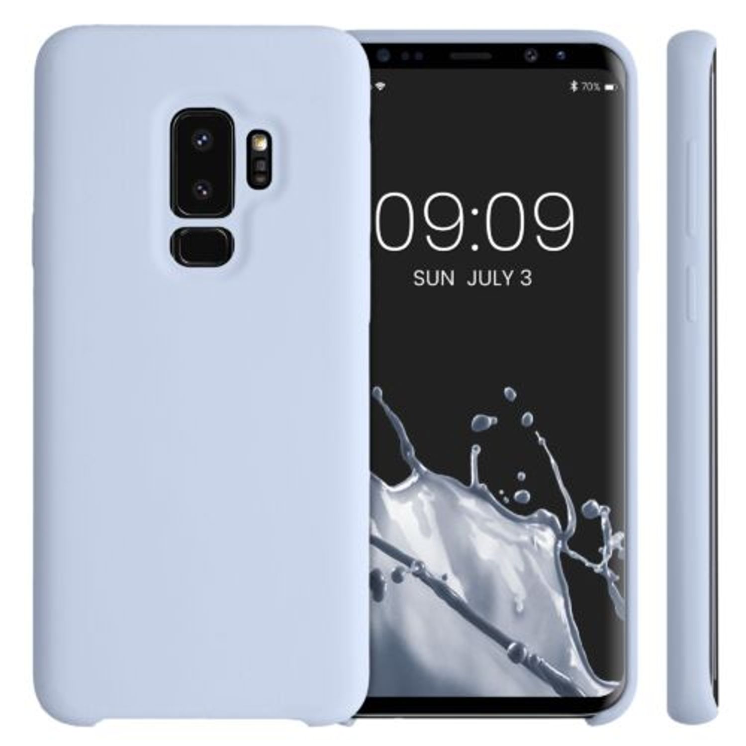 Husa pentru Samsung Galaxy S9 Plus, Silicon, Albastru, 44183.58 fotografia produsului View 2 L