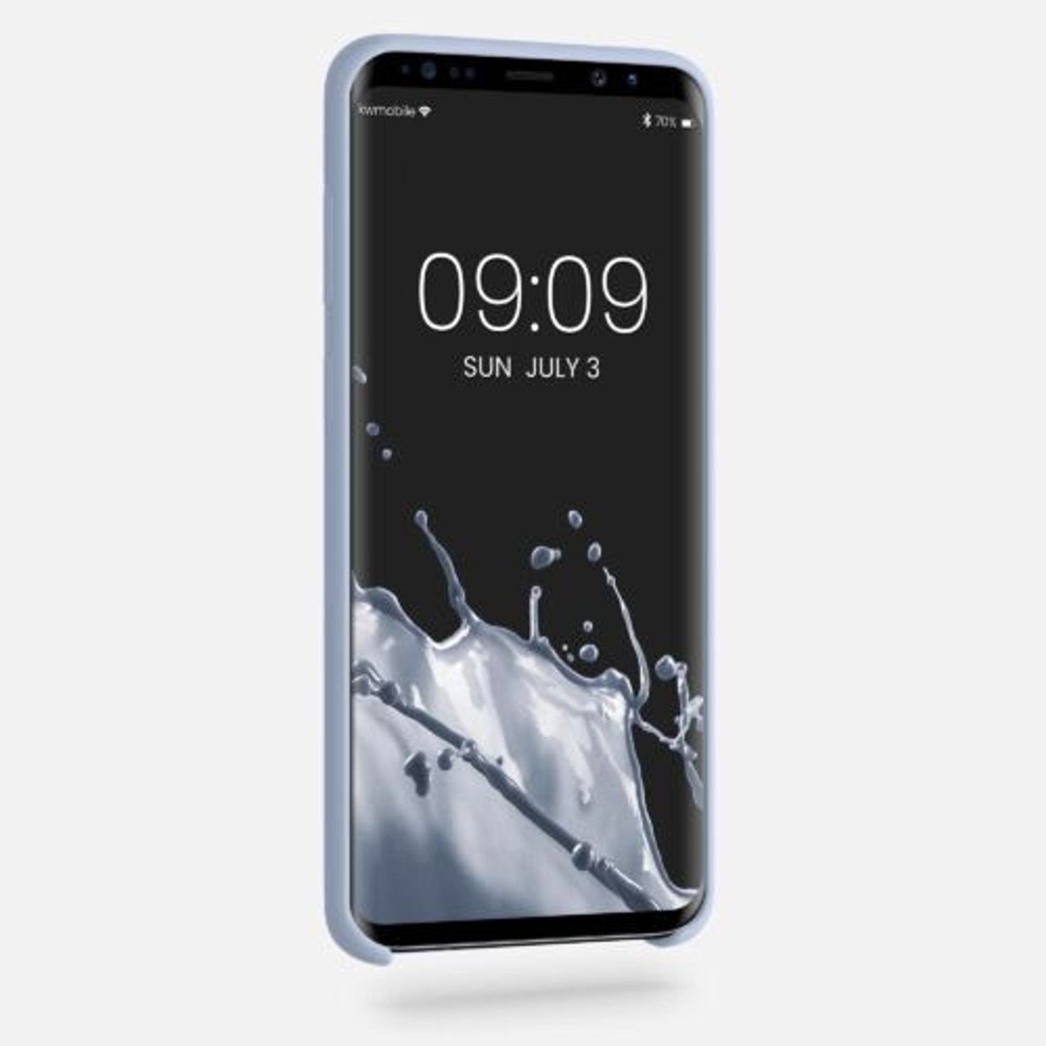 Husa pentru Samsung Galaxy S9 Plus, Silicon, Albastru, 44183.58 fotografia produsului View 3 L