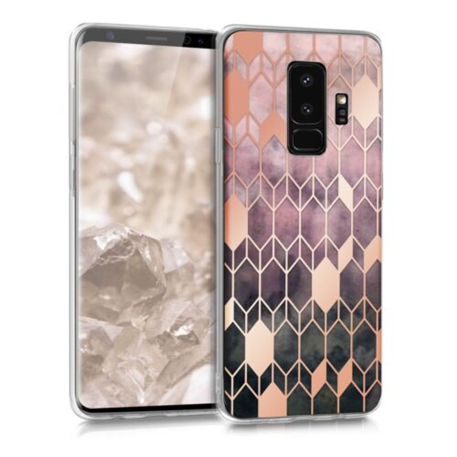 Husa pentru Samsung Galaxy S9 Plus, Silicon, Multicolor, 44198.02 fotografia produsului