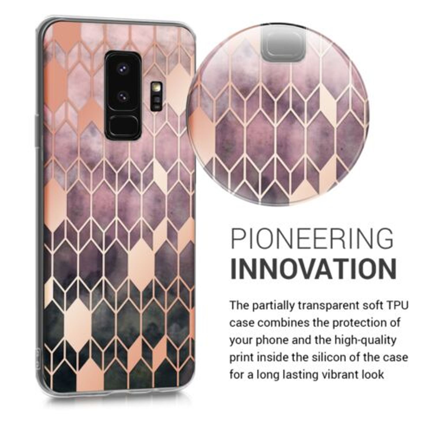 Husa pentru Samsung Galaxy S9 Plus, Silicon, Multicolor, 44198.02 fotografia produsului View 4 L