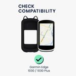 Husa de protectie pentru GPS Garmin Edge 1030/Edge 1030 Plus, Kwmobile, Negru, Silicon, 55651.01 fotografia produsului View 5 S