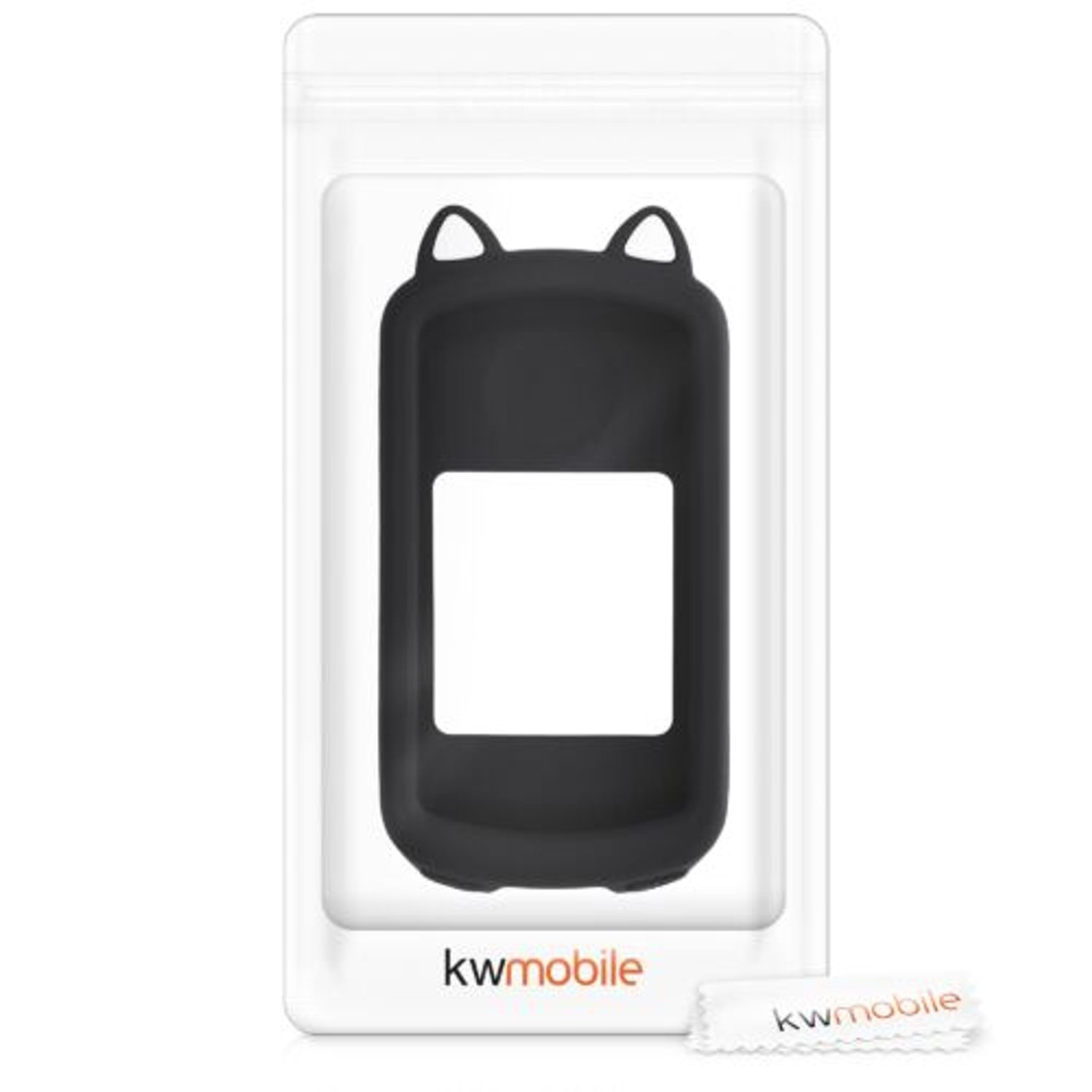 Husa de protectie pentru GPS Garmin Edge 1030/Edge 1030 Plus, Kwmobile, Negru, Silicon, 55651.01 fotografia produsului View 8 L