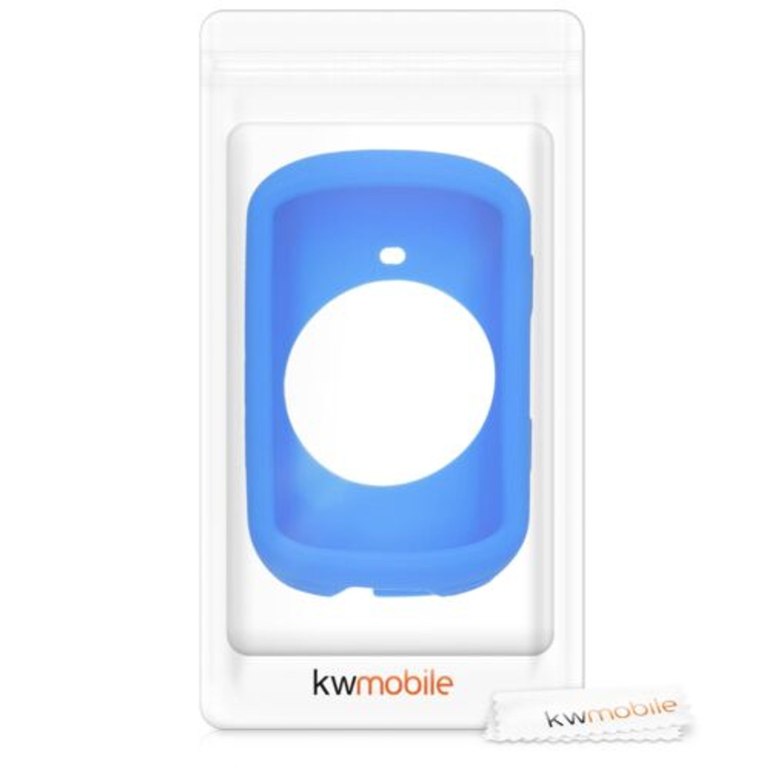 Husa de protectie pentru GPS Garmin Edge 530, Kwmobile, Albastru, Silicon, 49315.04 fotografia produsului View 7 L