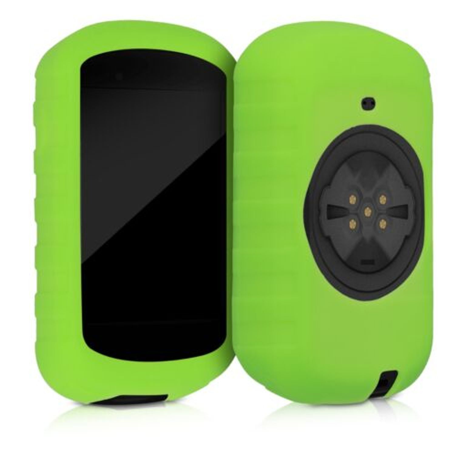 Husa de protectie pentru GPS Garmin Edge 830, Kwmobile, Verde, Silicon, 49316.07 fotografia produsului