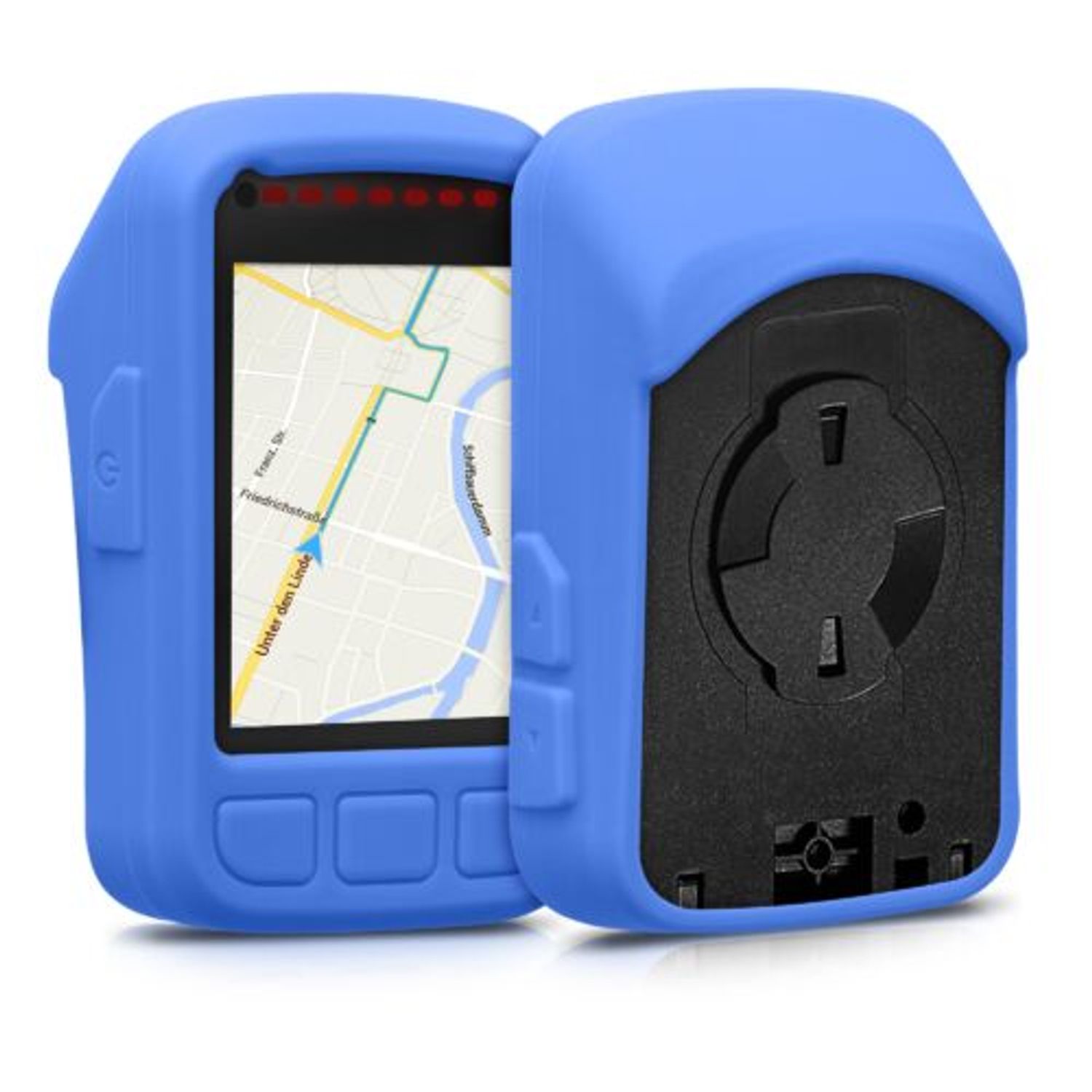 Husa de protectie pentru Wahoo Elemnt Bolt V2, Kwmobile, Albastru, Silicon, 58073.04 fotografia produsului