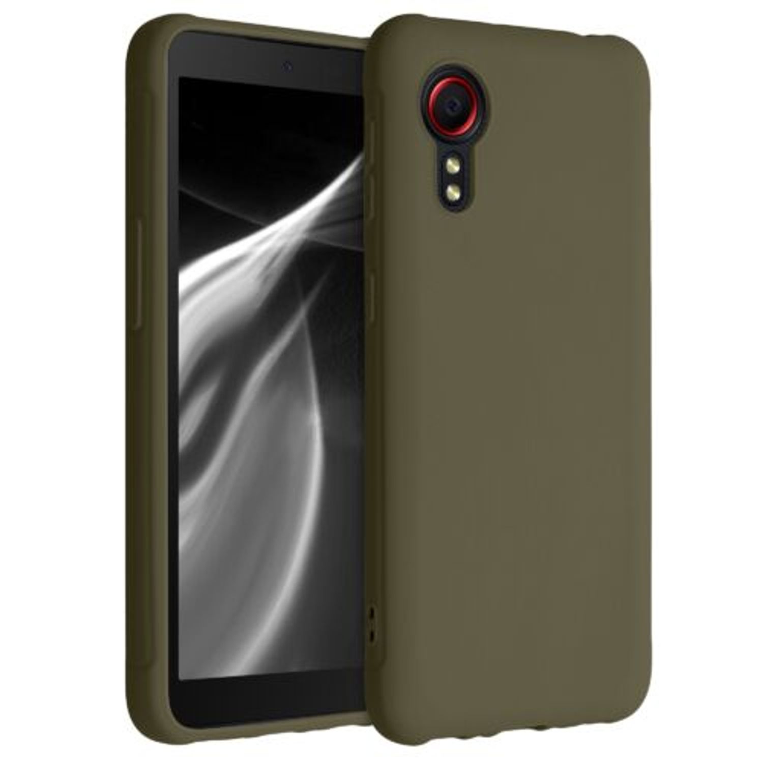 Husa pentru Samsung Galaxy Xcover 5, Silicon, Verde, 54536.196 fotografia produsului