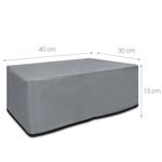 Husa pentru imprimanta Epson Expression XP-255/Expression XP-455, Kwmobile, Gri, Textil, 45858.25 fotografia produsului View 5 S