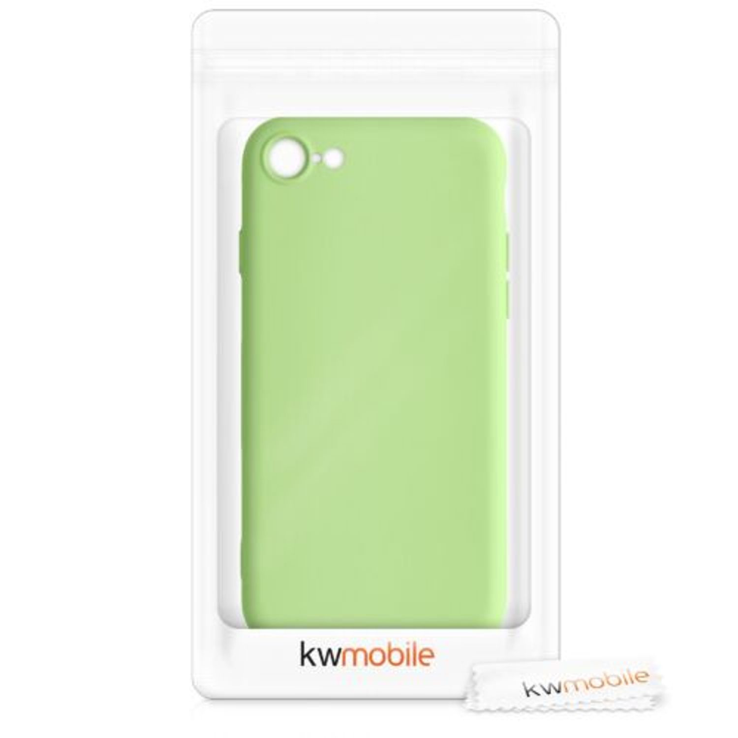 Husa pentru Apple iPhone 8/iPhone 7/iPhone SE 2, Silicon, Verde, 49979.214 fotografia produsului View 7 L