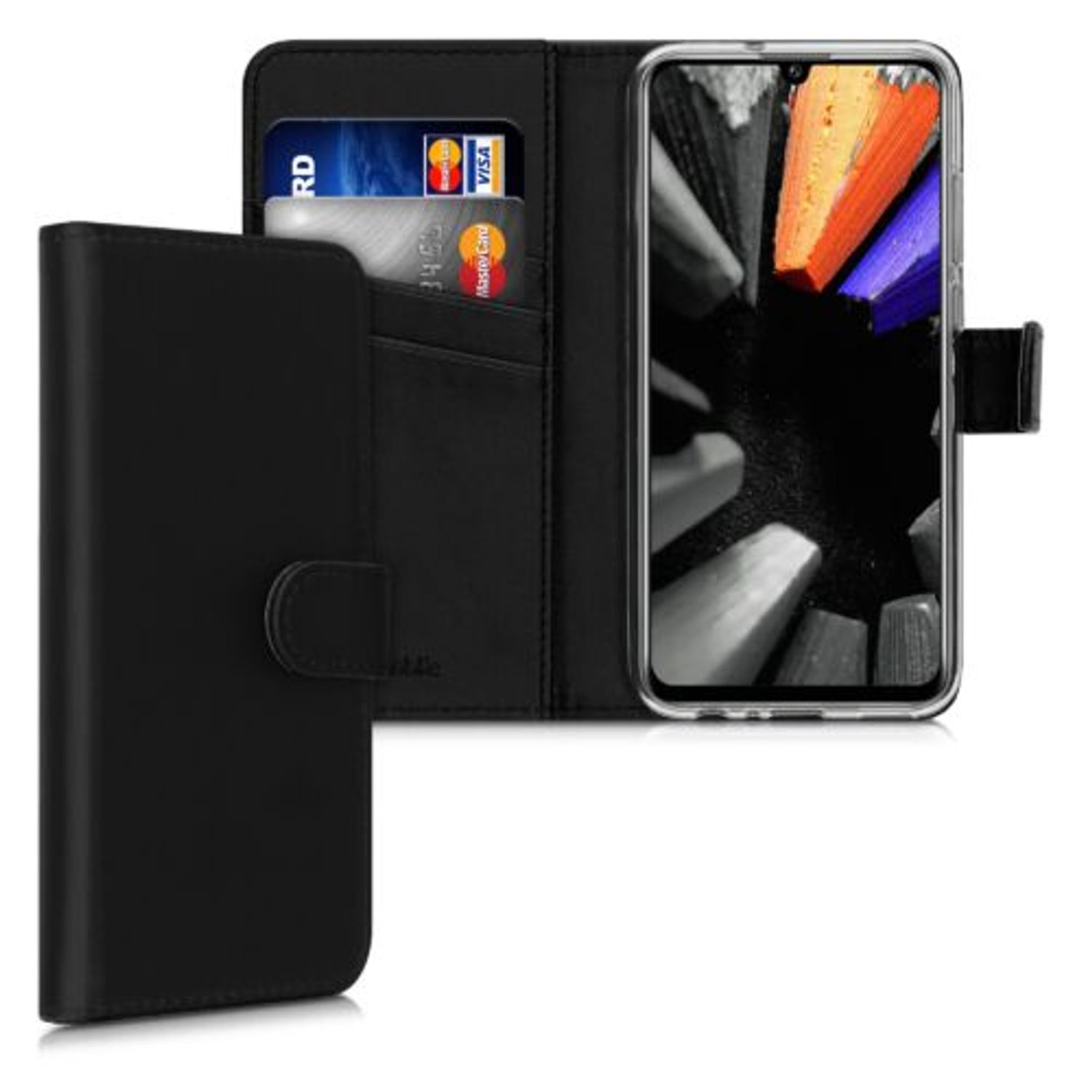Husa pentru Huawei Honor 20 Lite, Piele ecologica, Negru, 53286.01 fotografia produsului