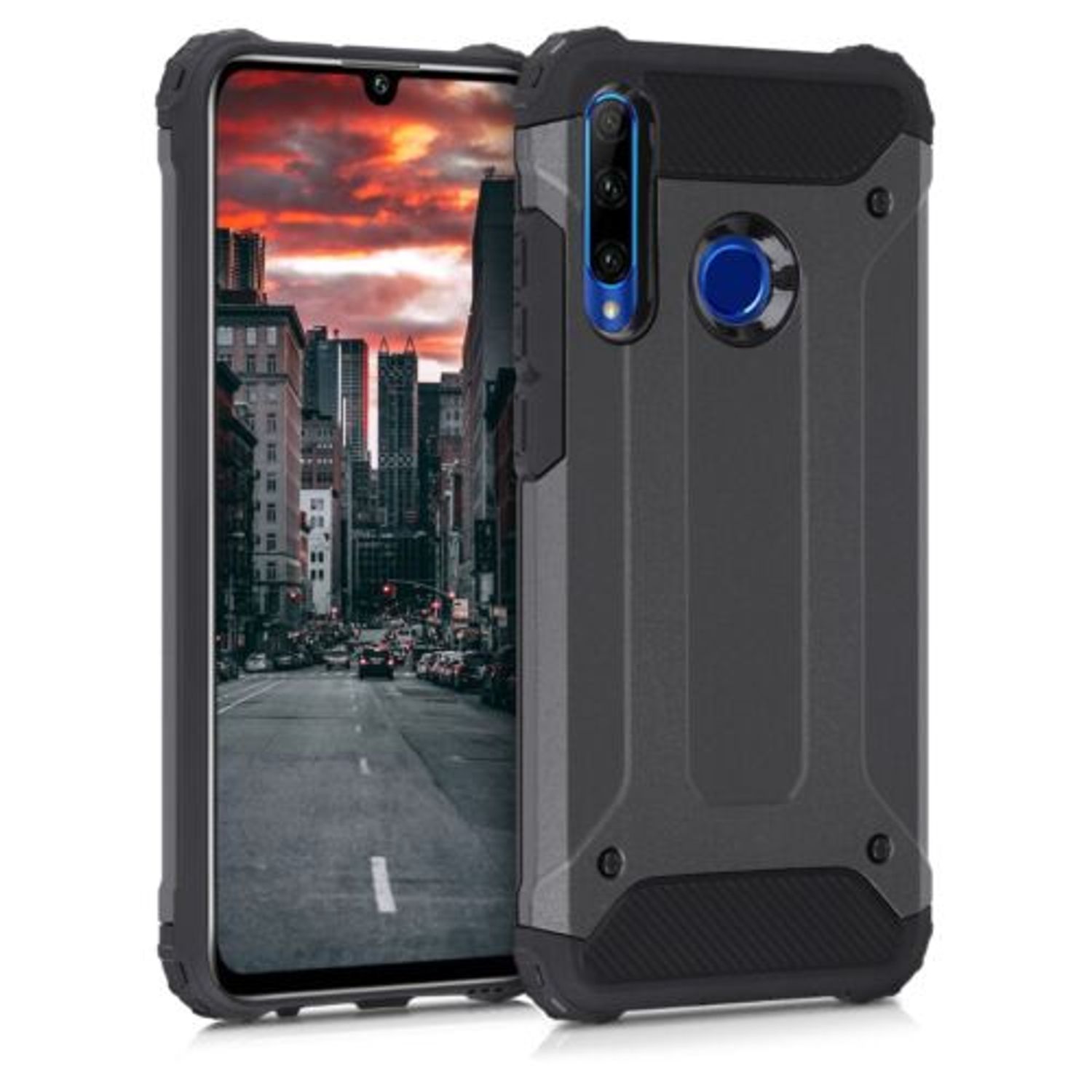 Husa pentru Huawei Honor 20 Lite, Silicon, Gri, 51861.01 fotografia produsului