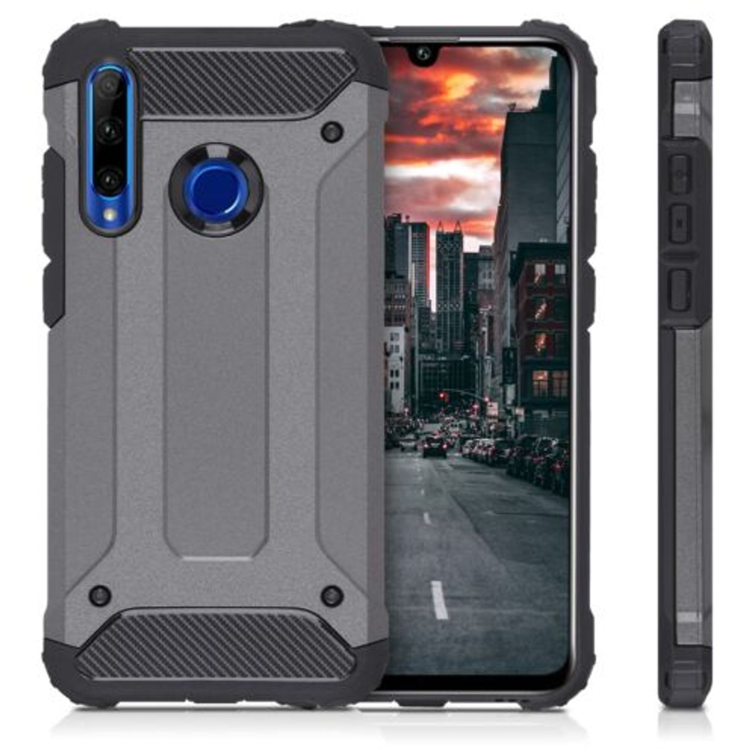 Husa pentru Huawei Honor 20 Lite, Silicon, Gri, 51861.01 fotografia produsului View 2 L