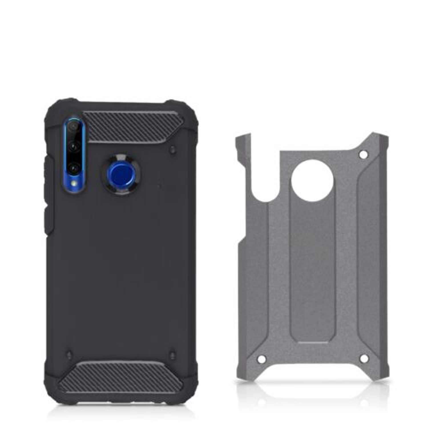 Husa pentru Huawei Honor 20 Lite, Silicon, Gri, 51861.01 fotografia produsului View 9 L
