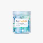 Set 10 Clipsuri pentru documente, Kwmobile, Albastru/Verde, Plastic, 58941.03 fotografia produsului View 8 S
