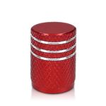 Set 5 Capace pentru valva , Kwmobile, Rosu, Metal, 41665.97 fotografia produsului View 9 S
