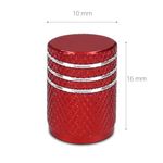 Set 5 Capace pentru valva , Kwmobile, Rosu, Metal, 41665.97 fotografia produsului View 5 S