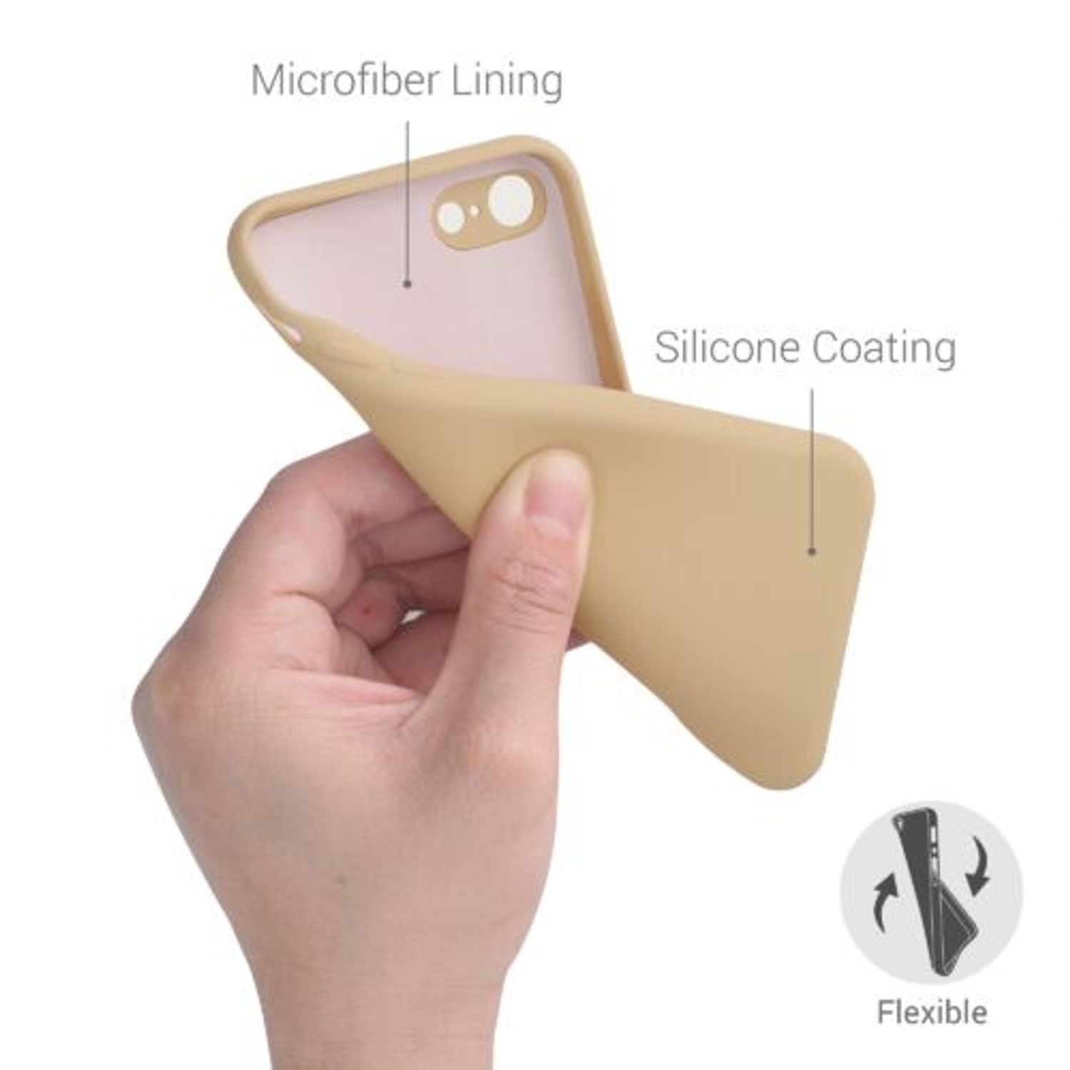 Husa pentru Apple iPhone 8/iPhone 7/iPhone SE 2, Silicon, Roz, 49979.10 fotografia produsului View 4 L