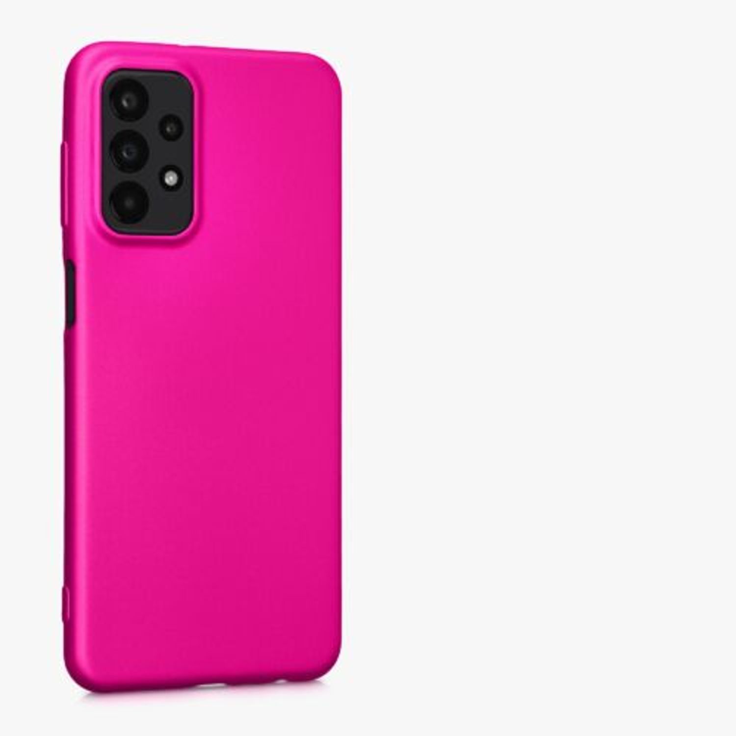 Husa Kwmobile pentru Samsung Galaxy A23, Silicon, Roz, 57955.65 fotografia produsului View 7 L
