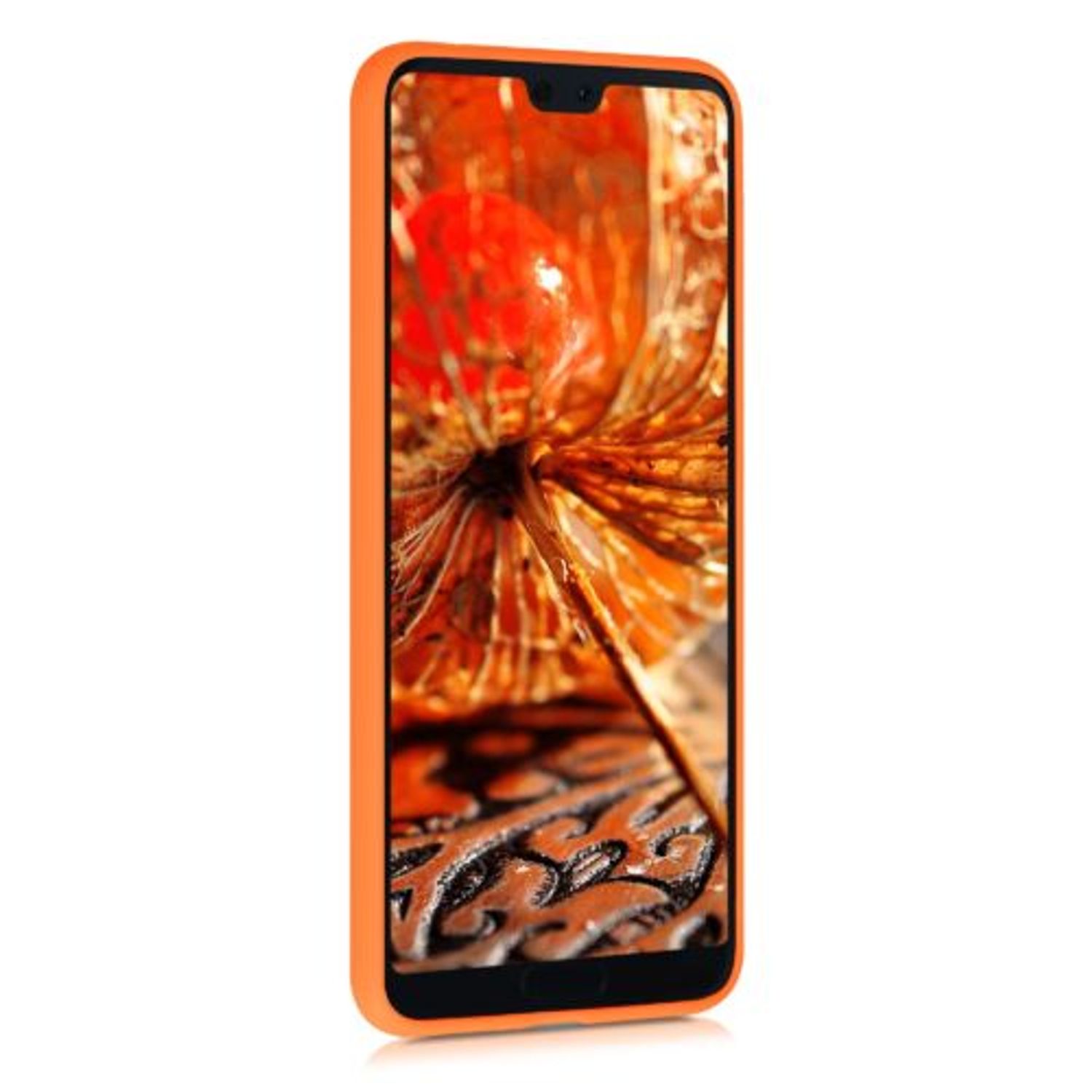 Husa pentru Huawei P20 Pro, Silicon, Portocaliu, 44223.150 fotografia produsului View 6 L