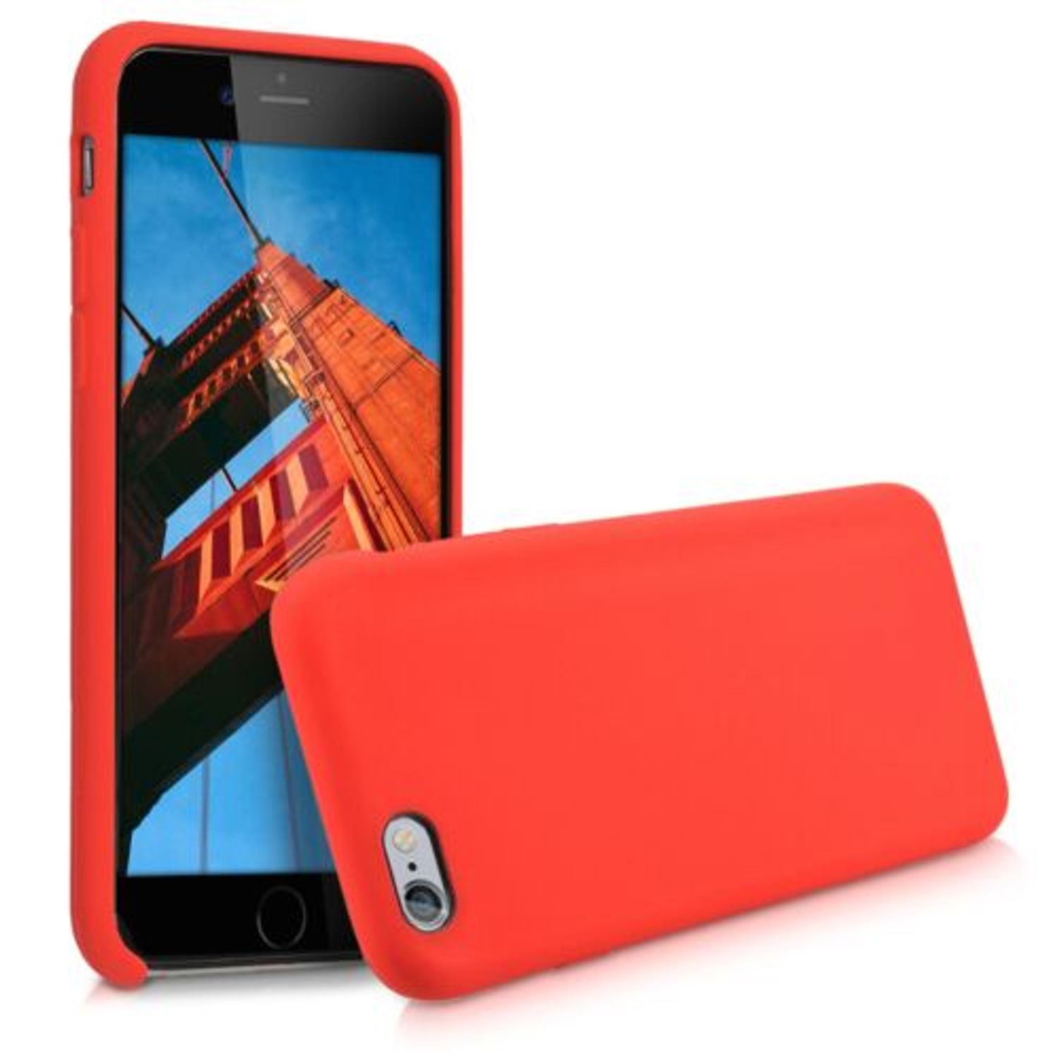 Husa pentru Apple iPhone 6/iPhone 6s, Silicon, Rosu, 40223.09 fotografia produsului