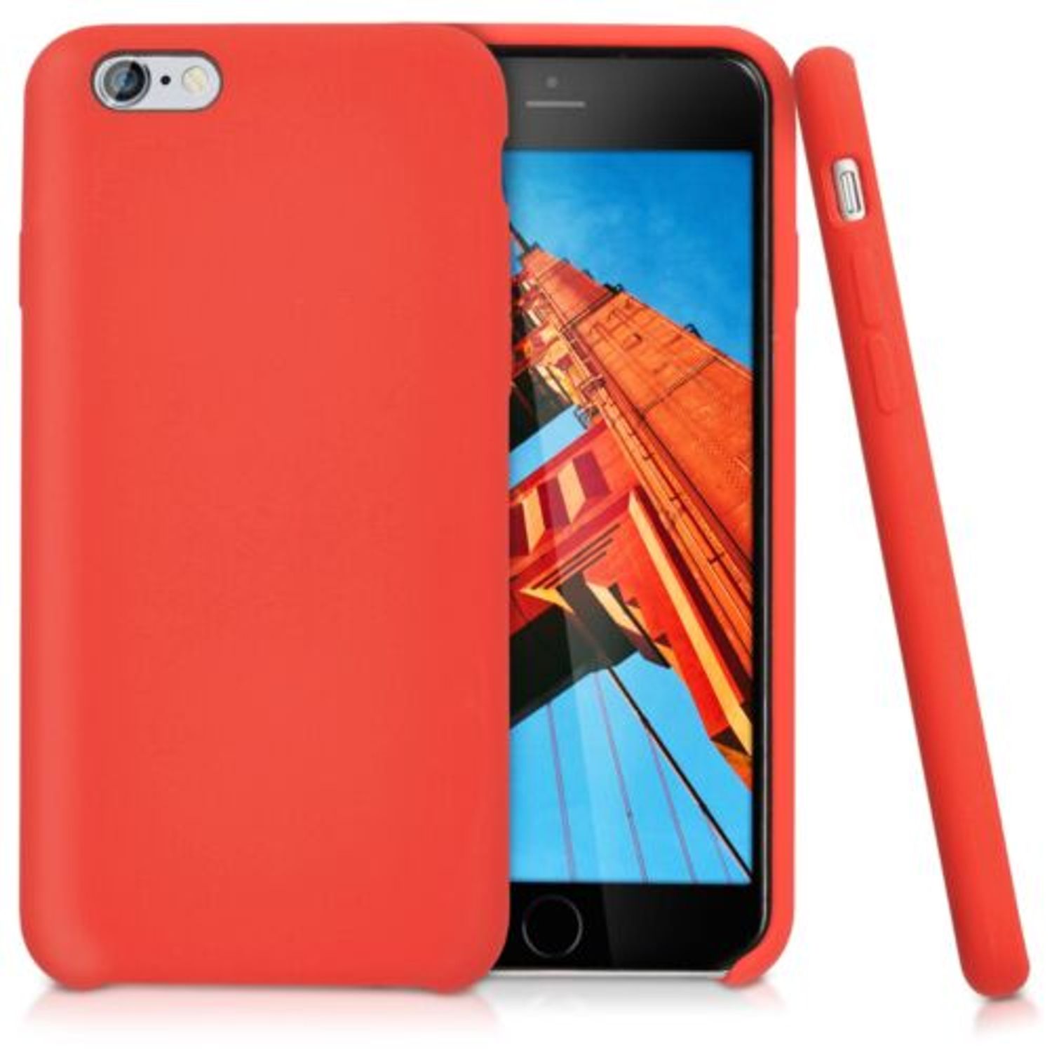 Husa pentru Apple iPhone 6/iPhone 6s, Silicon, Rosu, 40223.09 fotografia produsului View 2 L