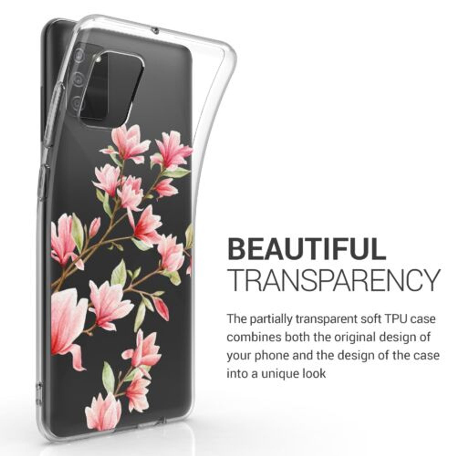 Husa pentru Samsung Galaxy A02s, Silicon, Multicolor, 54046.02, Kwmobile fotografia produsului View 3 L