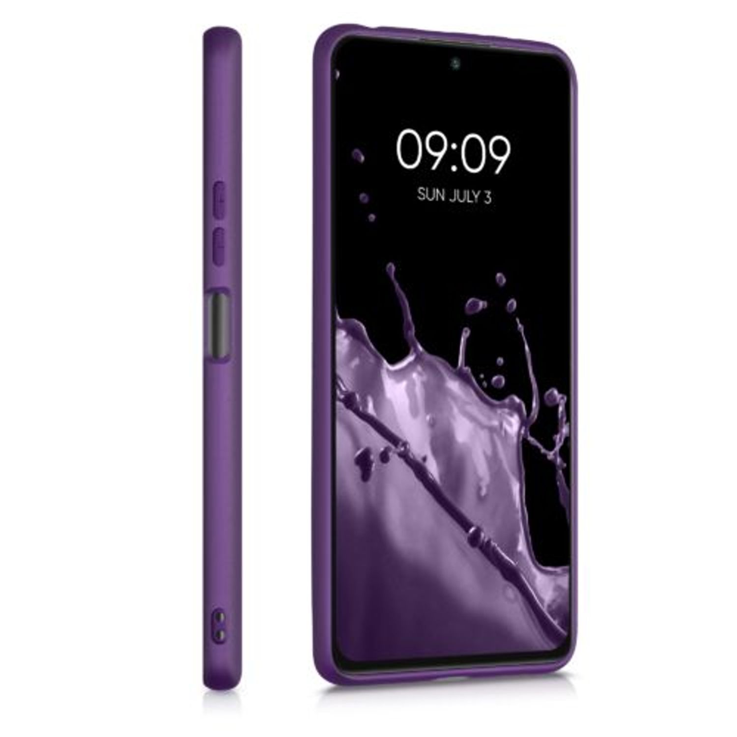 Husa pentru Xiaomi Redmi Note 10 Pro, Silicon, Mov, 54552.115 fotografia produsului View 7 L