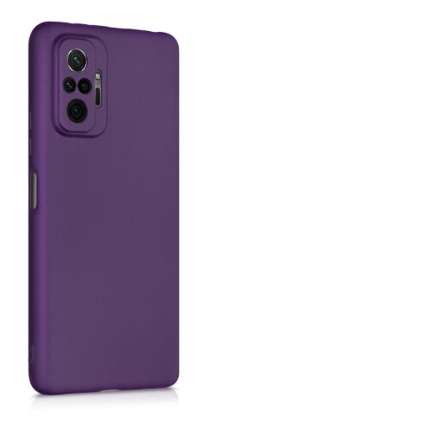 Husa pentru Xiaomi Redmi Note 10 Pro, Silicon, Mov, 54552.115 fotografia produsului View 4 L