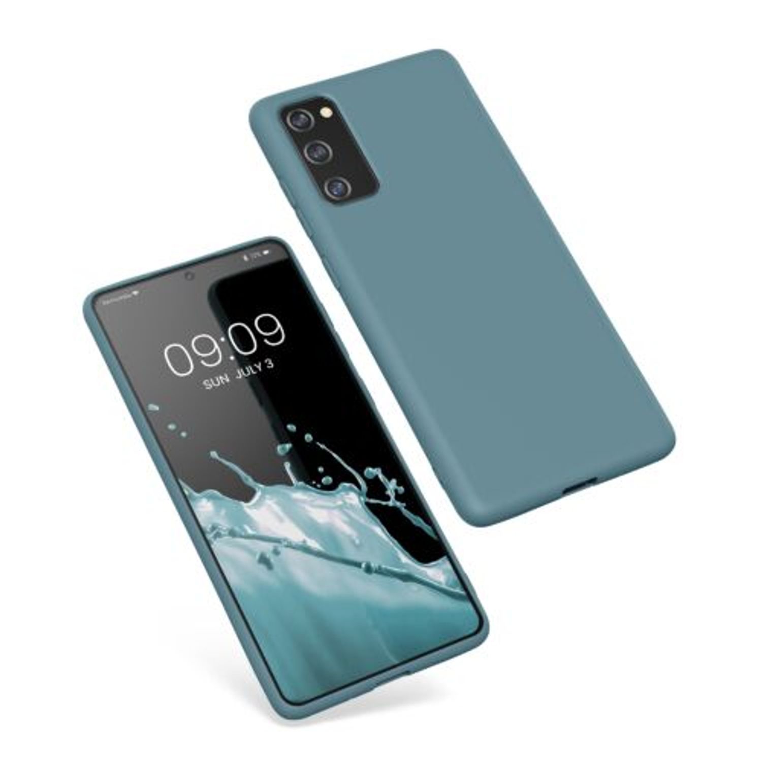 Husa pentru Samsung Galaxy S20 FE, Silicon, Verde, 56682.207, Kwmobile fotografia produsului View 2 L