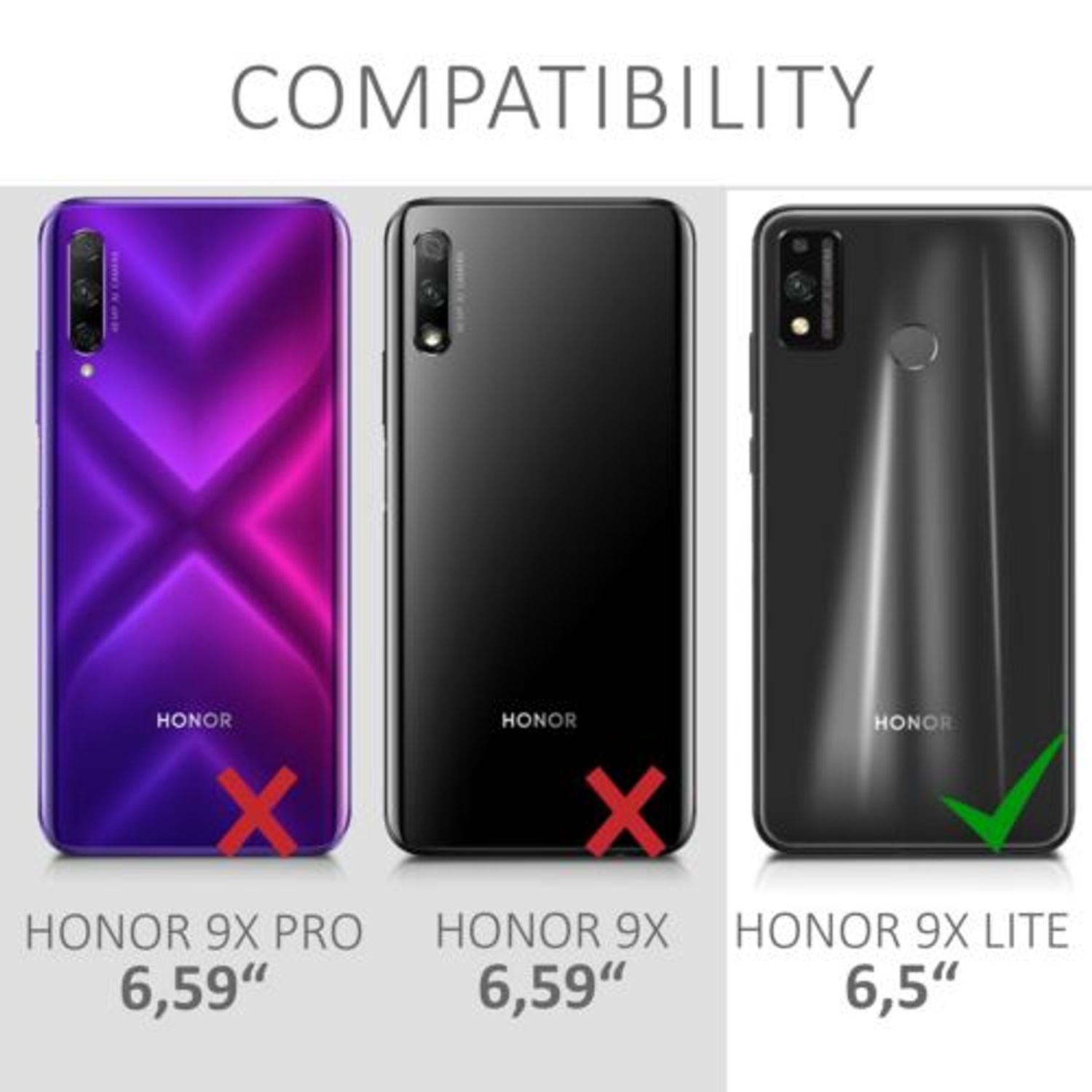 Husa pentru Huawei Honor 9X Lite, Piele ecologica, Multicolor, 53687.01 fotografia produsului View 6 L