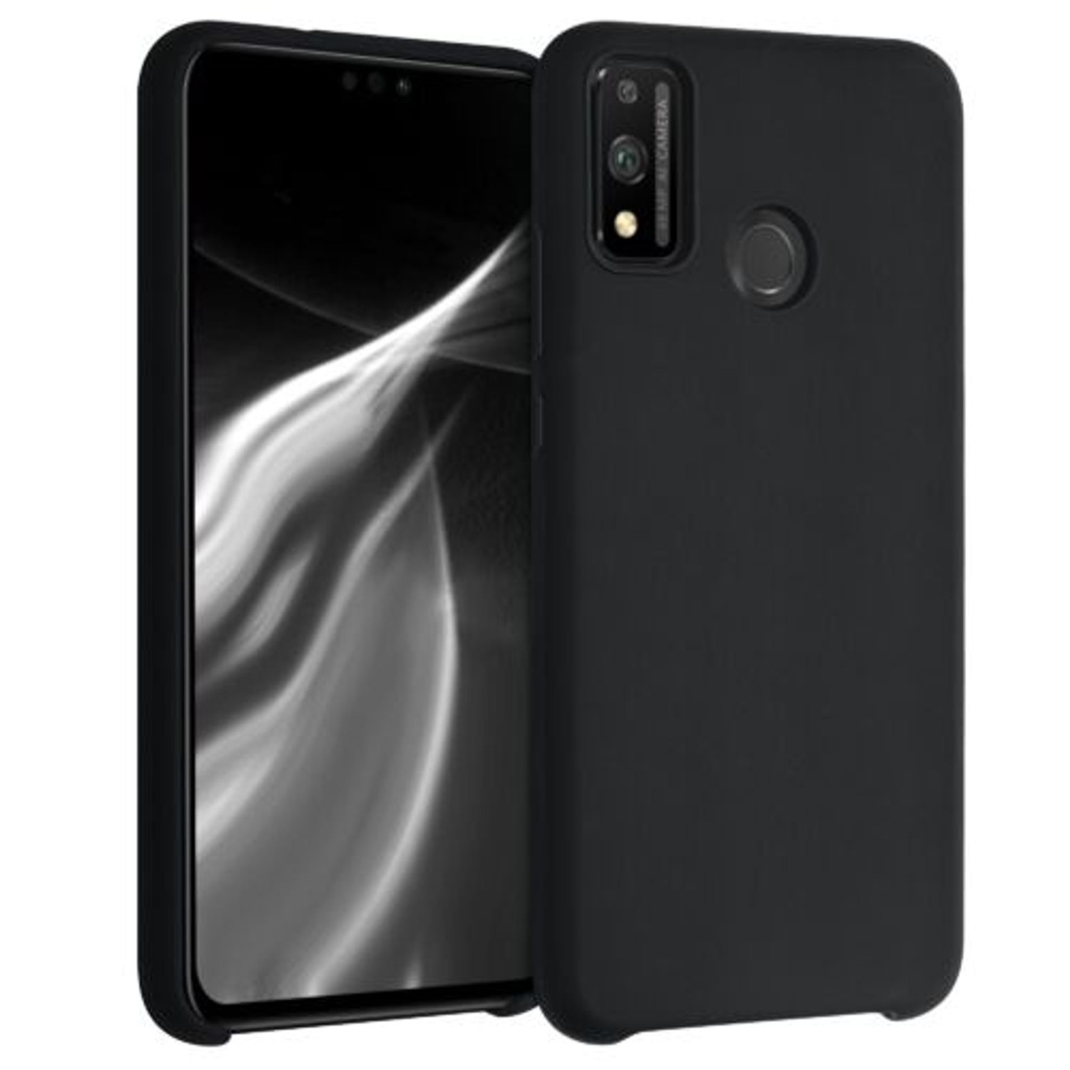 Husa pentru Huawei Honor 9X Lite, Silicon, Negru, 54105.01 fotografia produsului