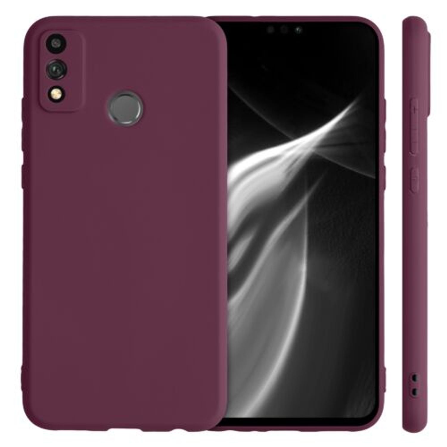 Husa pentru Huawei Honor 9X Lite, Silicon, Violet, 53208.187 fotografia produsului View 2 L