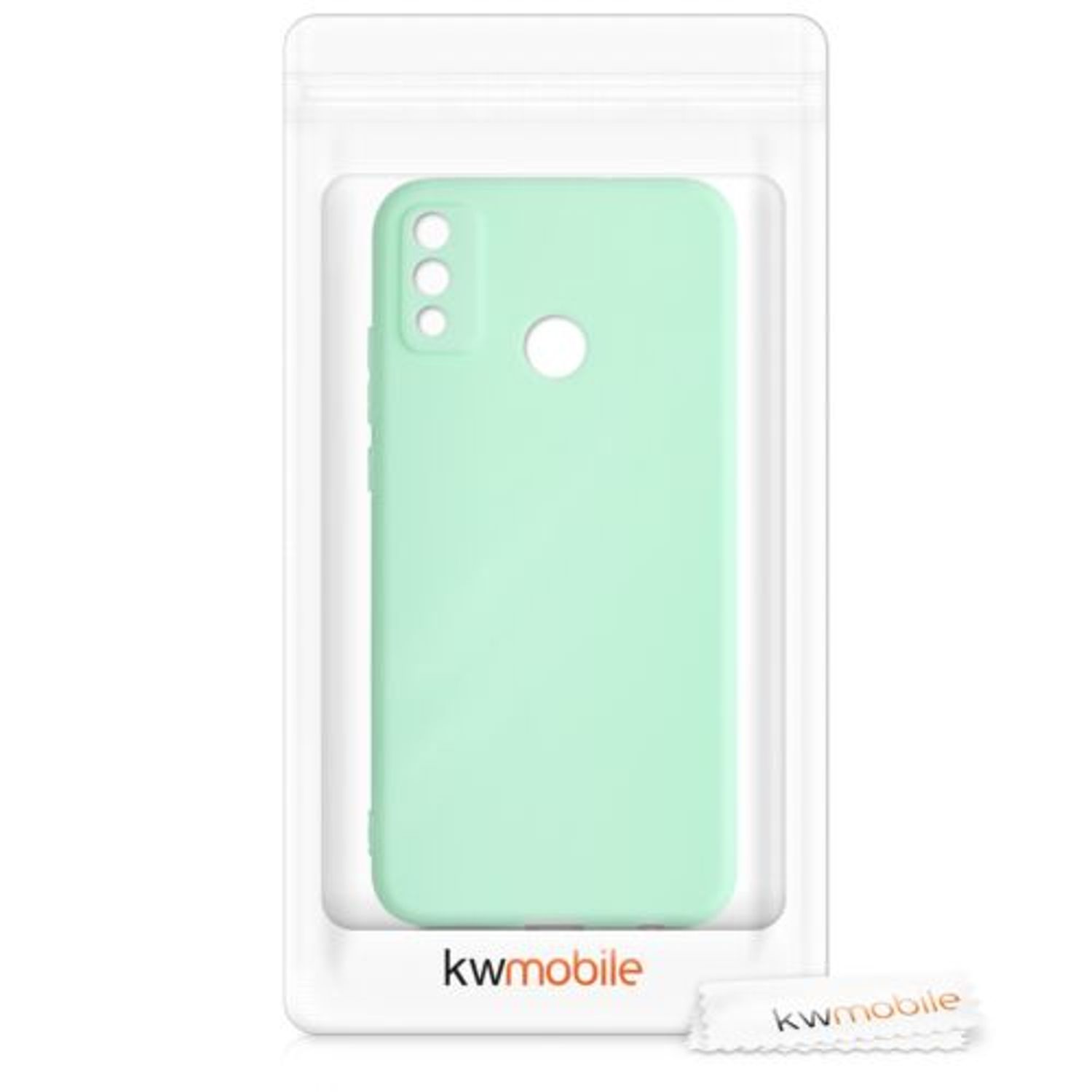 Husa pentru Huawei Honor 9X Lite, Silicon, Verde, 53208.50 fotografia produsului View 7 L