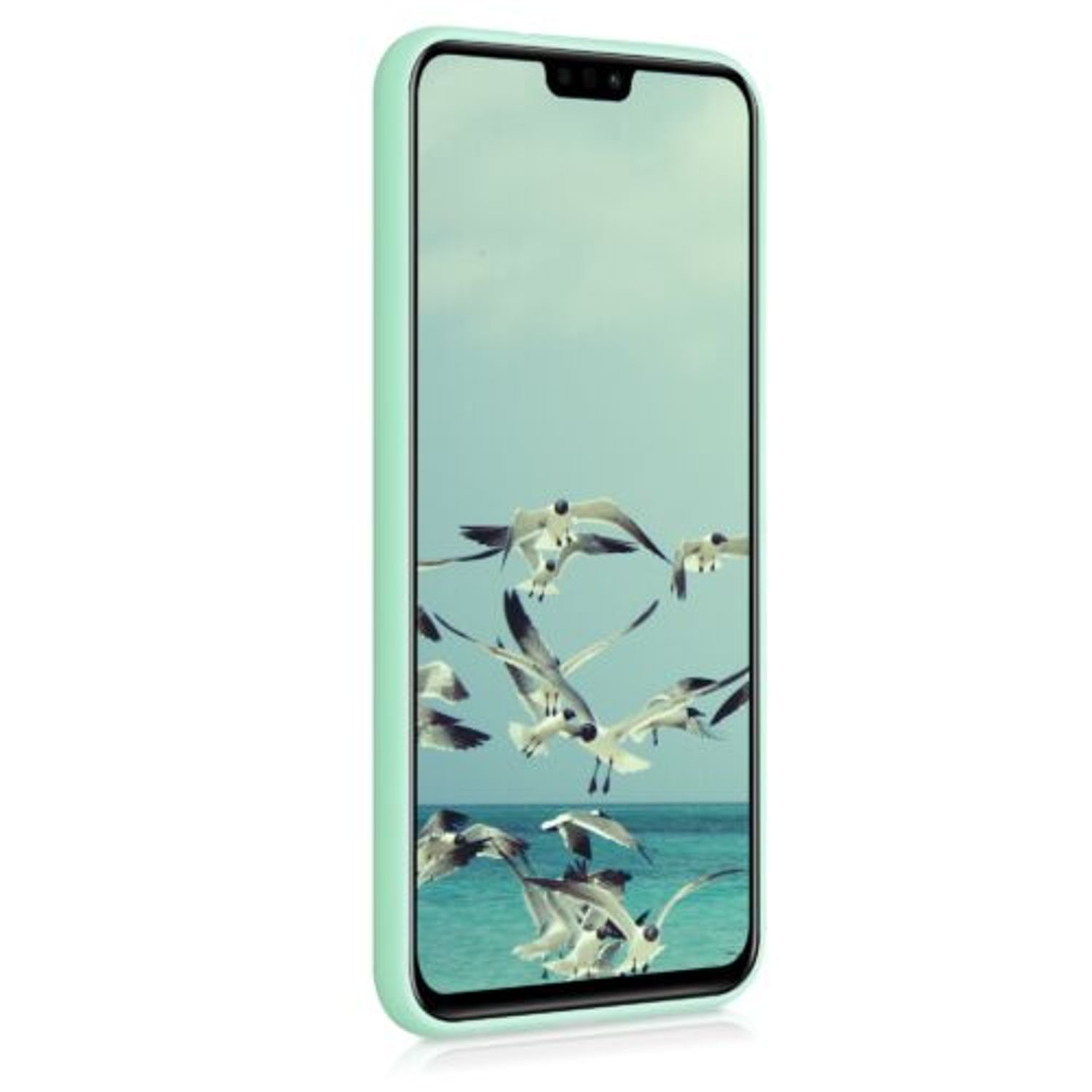 Husa pentru Huawei Honor 9X Lite, Silicon, Verde, 53208.50 fotografia produsului View 3 L