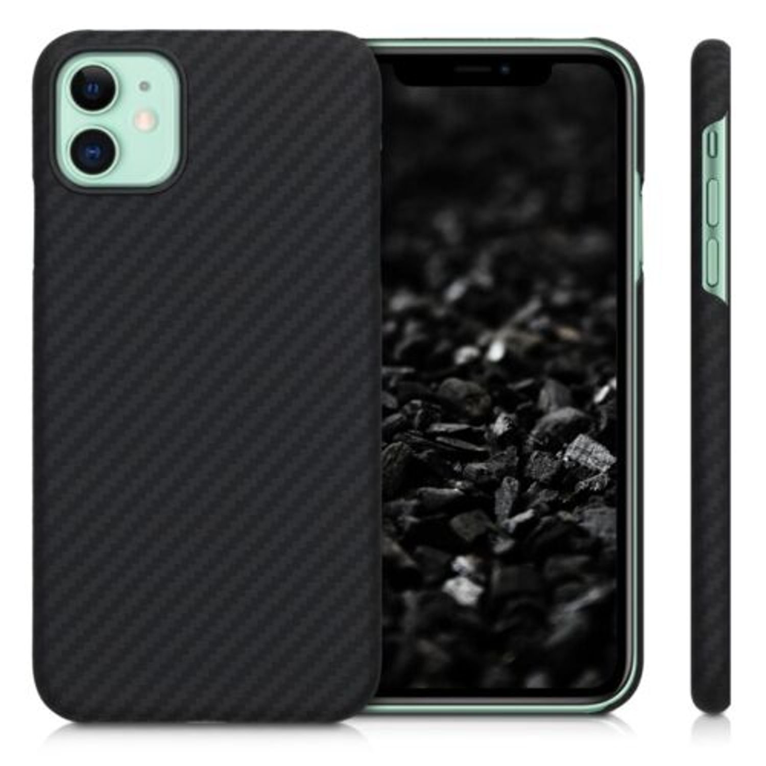 Husa pentru iPhone 11, Aramida, Negru, 49734.47 fotografia produsului View 2 L