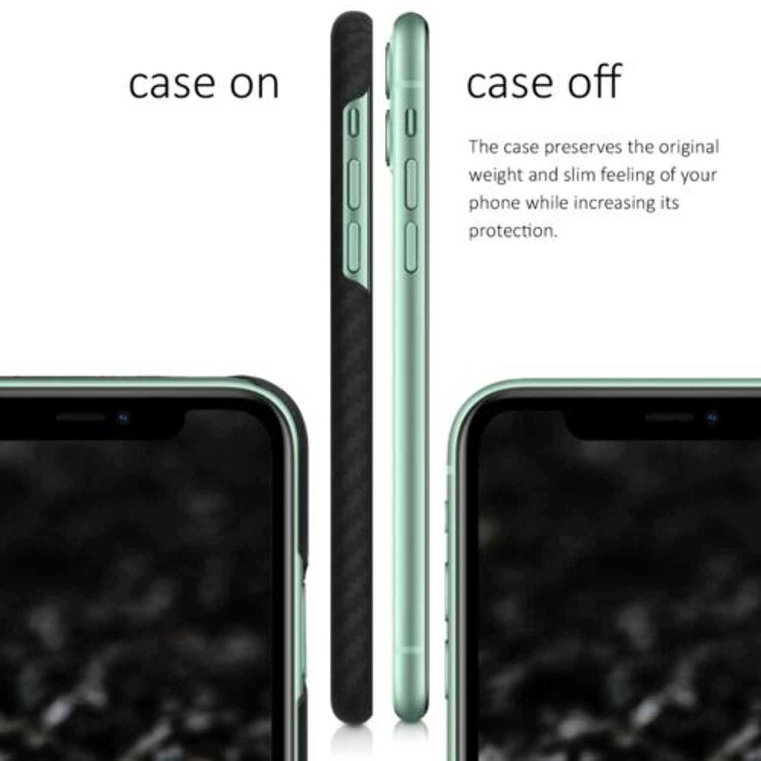 Husa pentru iPhone 11, Aramida, Negru, 49734.47 fotografia produsului View 6 L