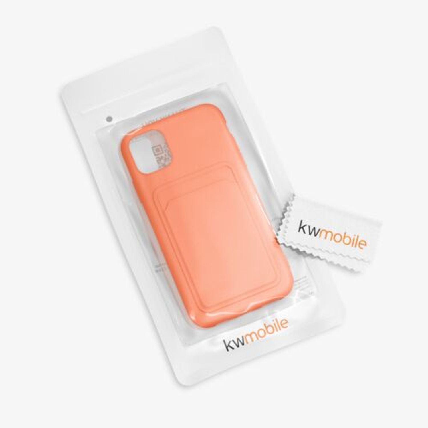 Husa pentru iPhone 11, Silicon, Portocaliu, 55114.29 fotografia produsului View 7 L