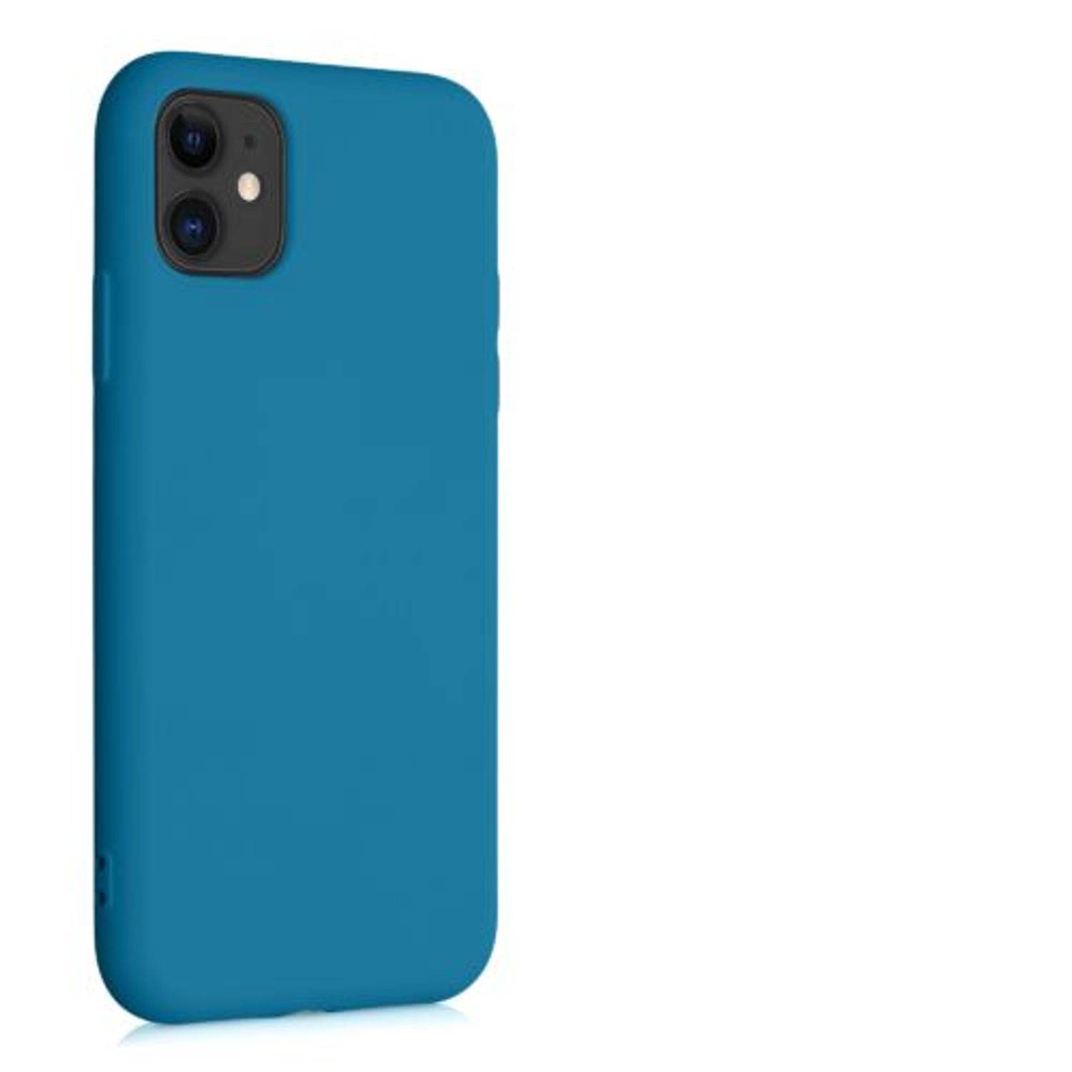 Husa pentru iPhone 11, Silicon, Albastru, 50791.224 fotografia produsului View 9 L