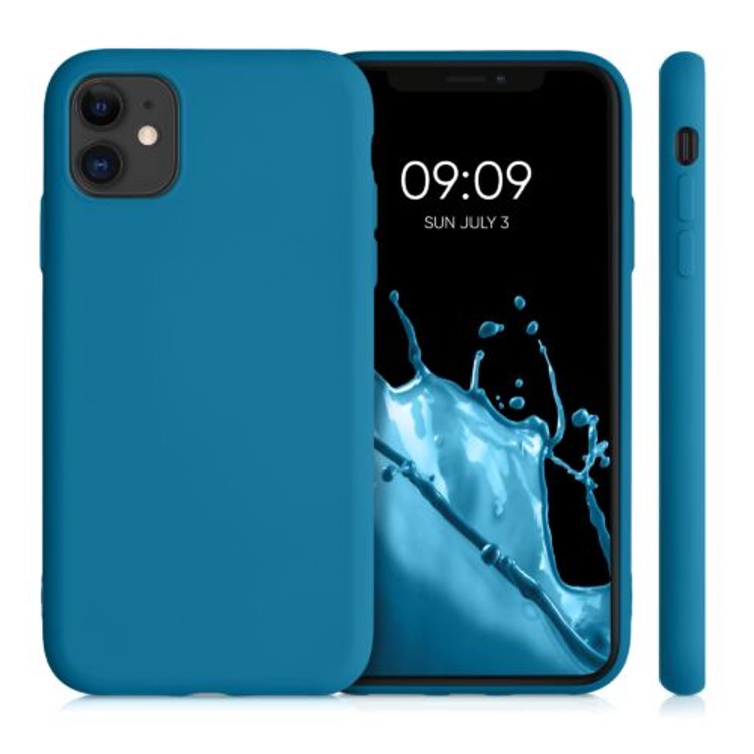 Husa pentru iPhone 11, Silicon, Albastru, 50791.224 fotografia produsului View 2 L