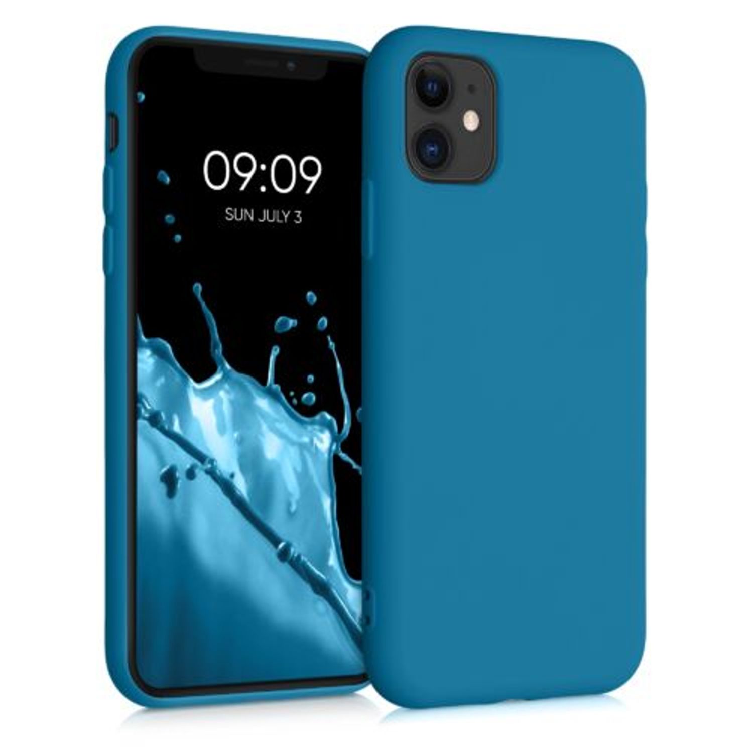 Husa pentru iPhone 11, Silicon, Albastru, 50791.224 fotografia produsului