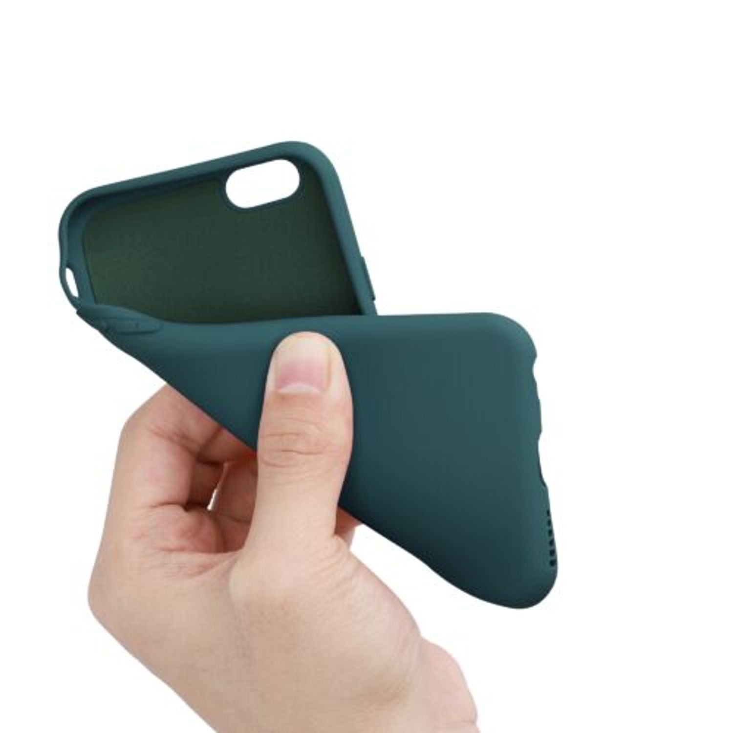 Husa pentru Apple iPhone 6/iPhone 6s, Silicon, Verde, 49980.57 fotografia produsului View 8 L