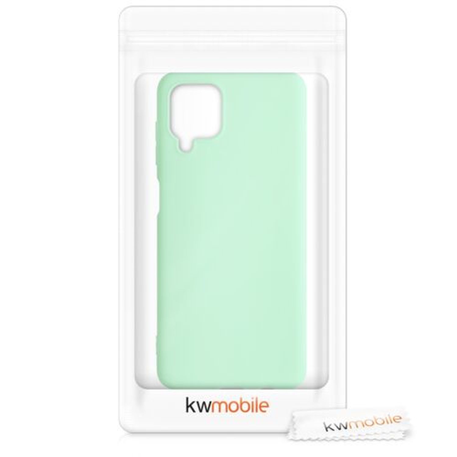 Husa pentru Samsung Galaxy A12, Silicon, Verde, 54048.50 fotografia produsului View 7 L