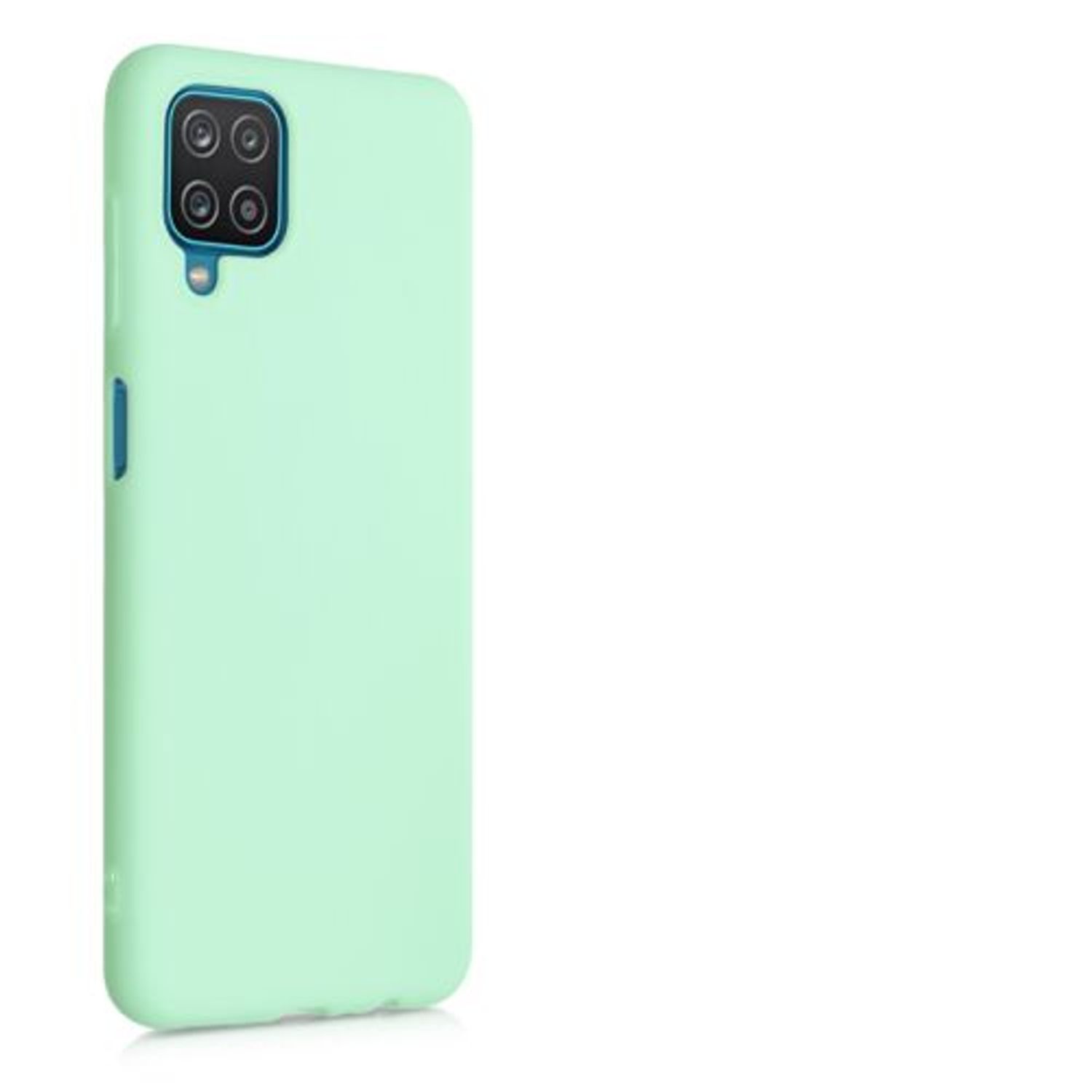 Husa pentru Samsung Galaxy A12, Silicon, Verde, 54048.50 fotografia produsului View 8 L