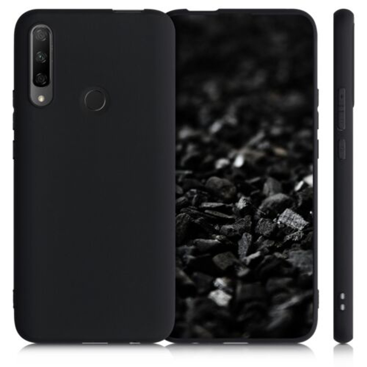 Husa pentru Huawei Honor 9X, Silicon, Negru, 52707.47 fotografia produsului View 2 L