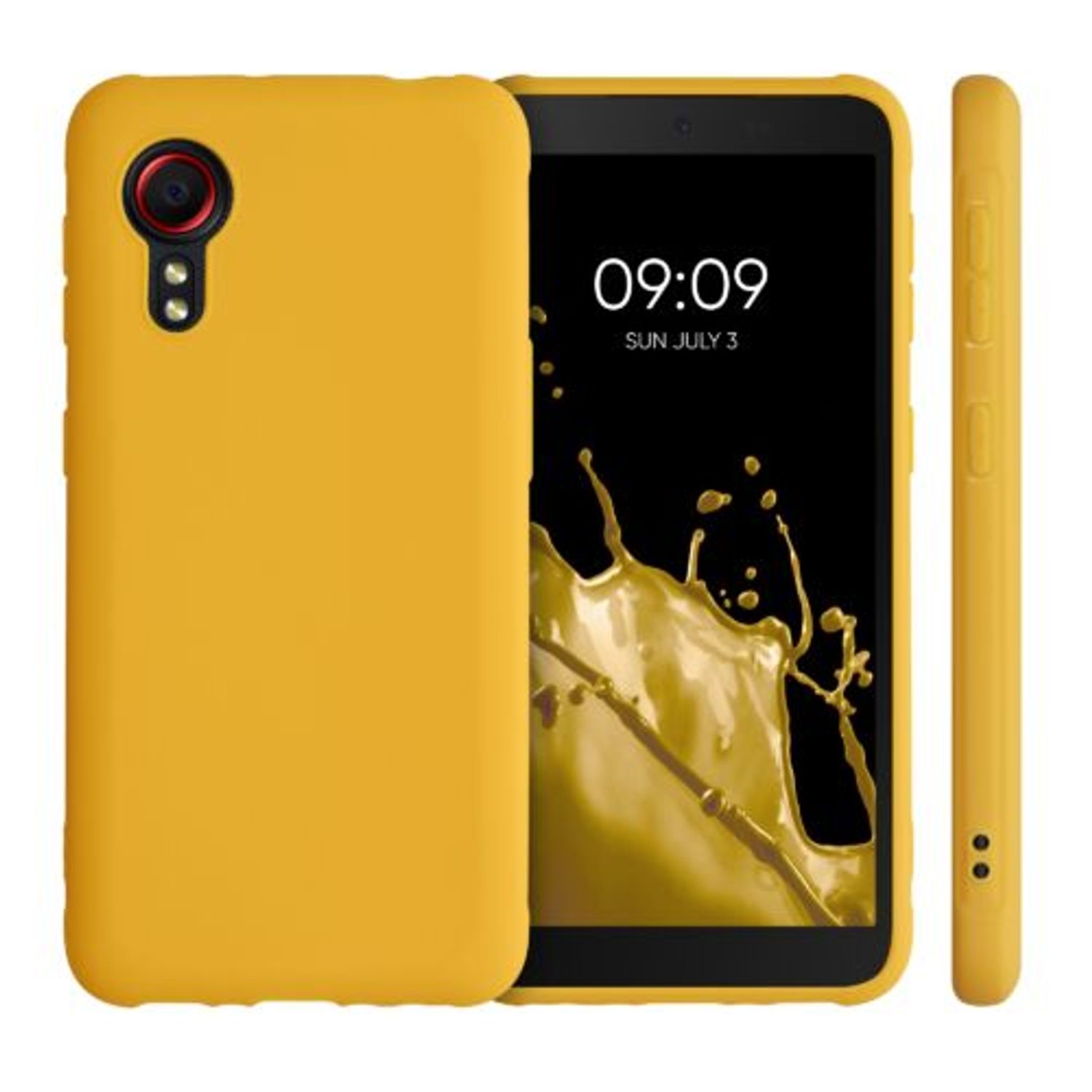 Husa pentru Samsung Galaxy Xcover 5, Silicon, Galben, 54536.143 fotografia produsului View 2 L