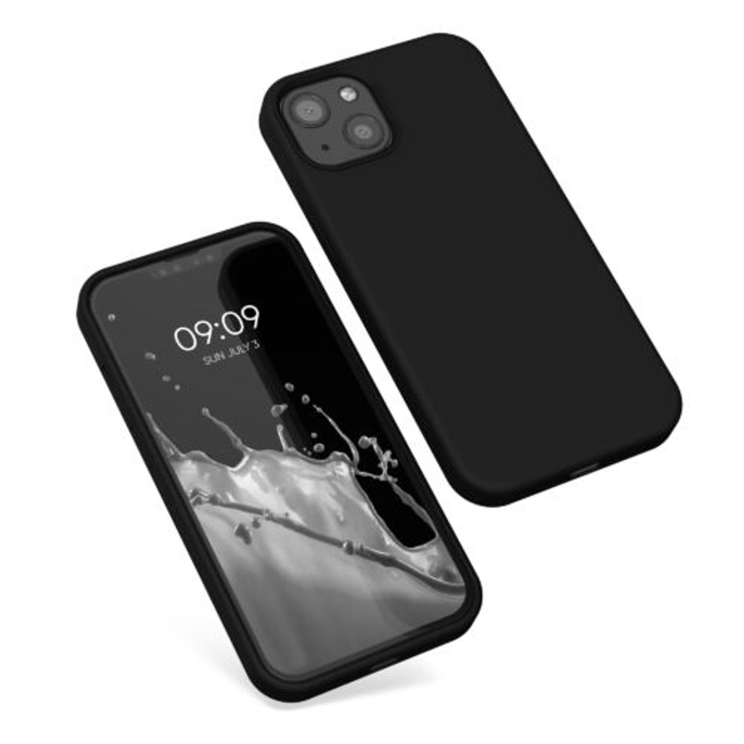 Husa pentru iPhone 13, Silicon, Negru, 55878.01 fotografia produsului View 2 L